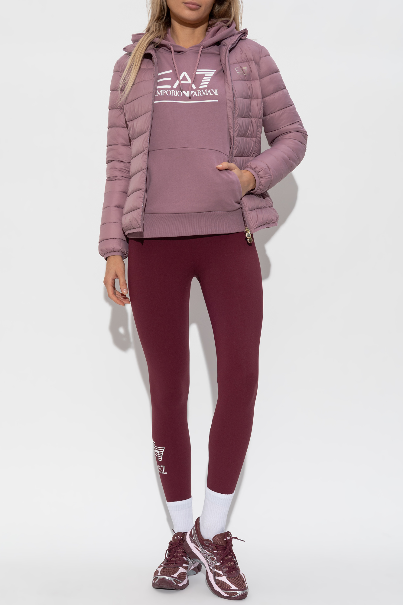 Insulated Jacket With Logo, Women's, Pink