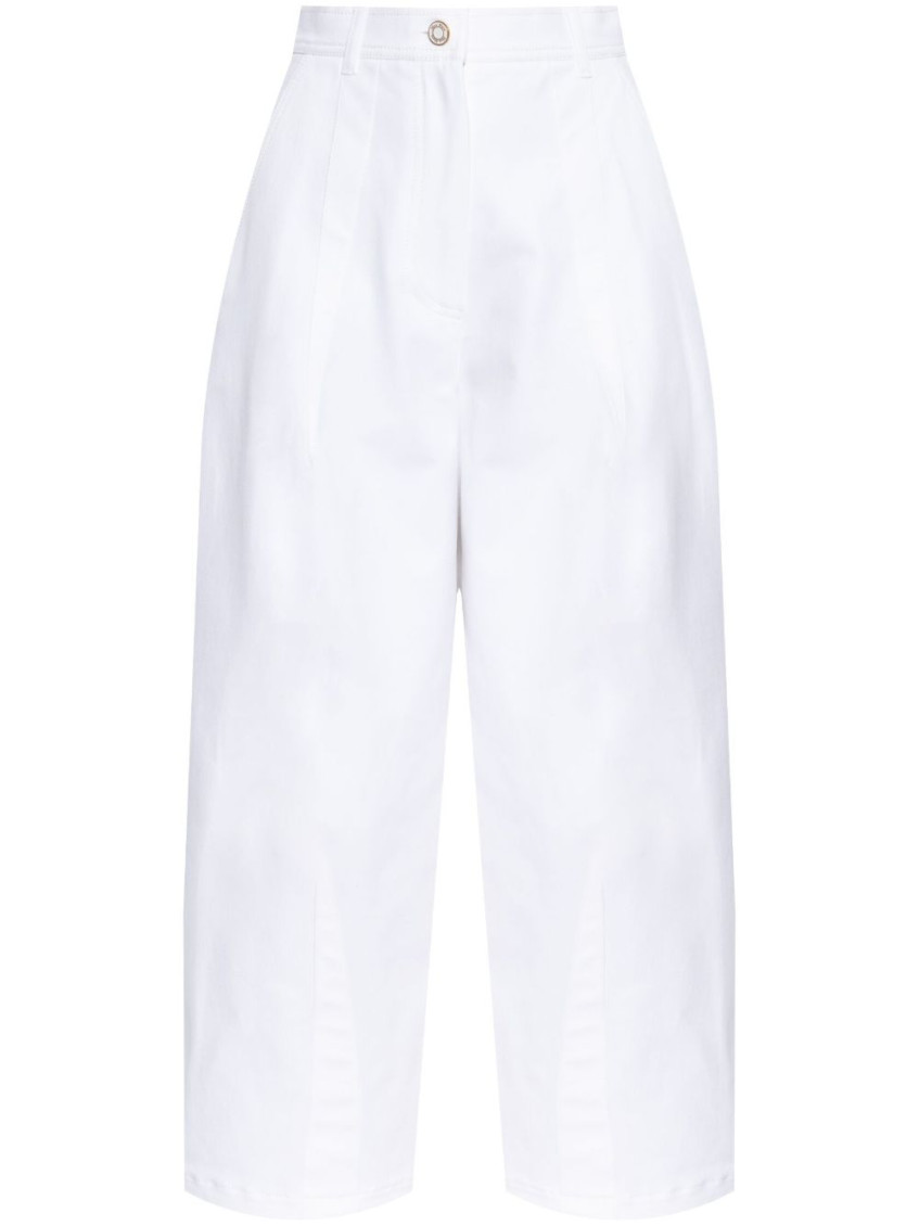 White Mina trousers