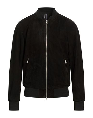 Man Jacket Black Size 46 Leather