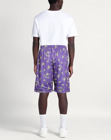 Man Shorts & Bermuda Shorts Purple Size L Polyester