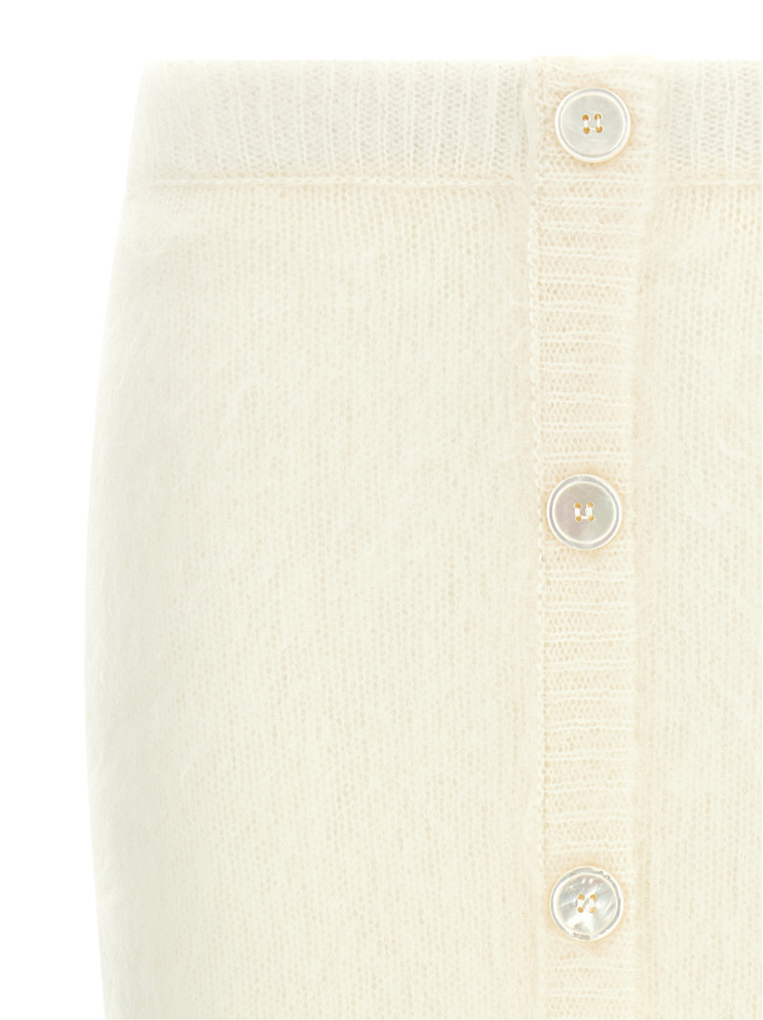 Carded Mohair Skirt