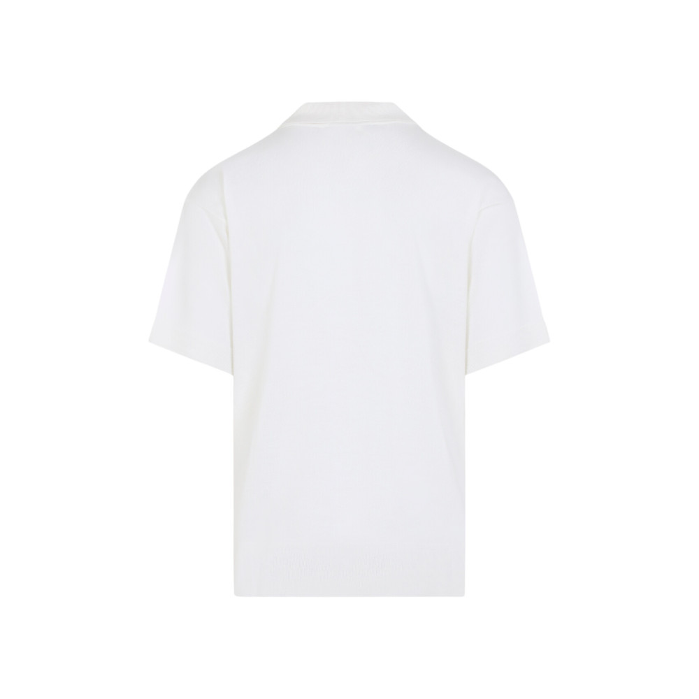 White Shirt Collar Polo