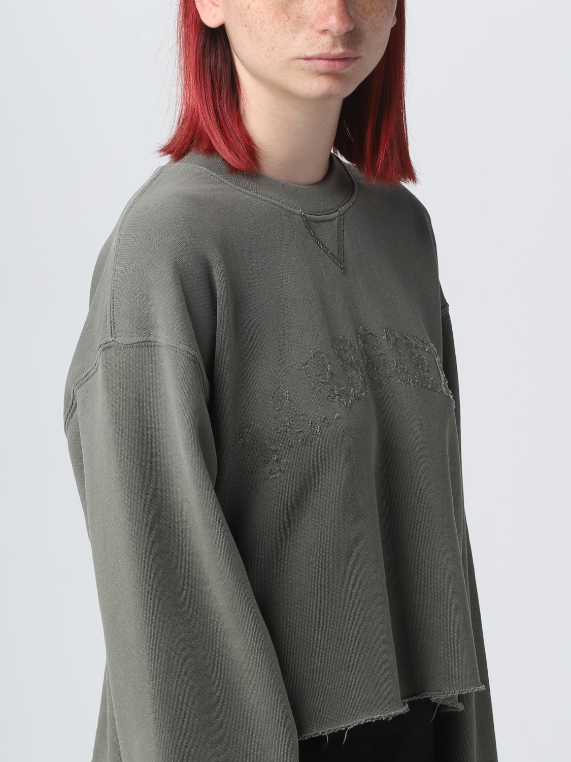 Sweatshirt Woman color Green