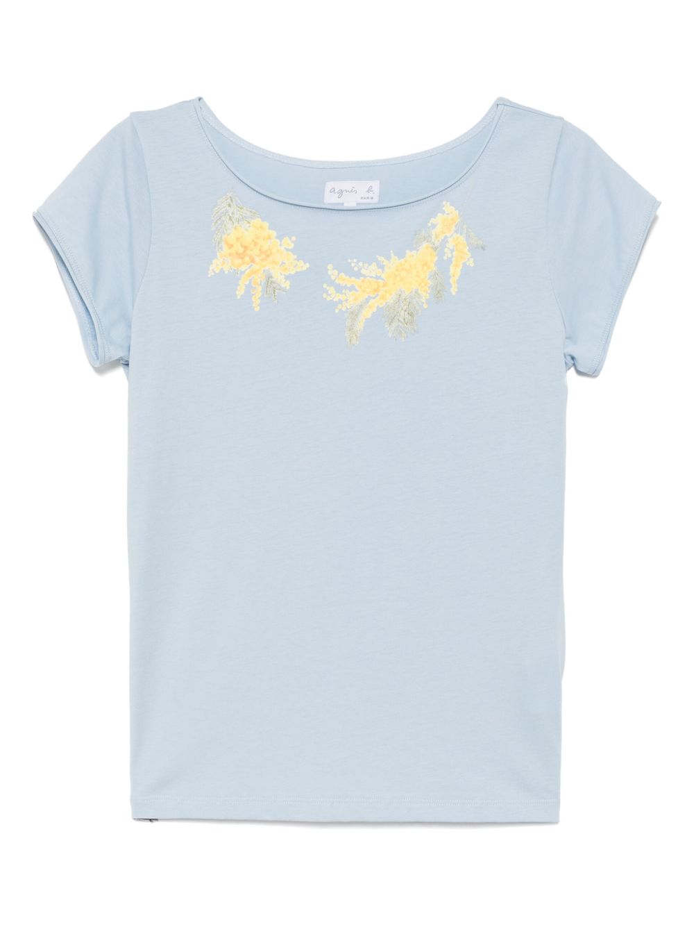 Agnès b. cotton T-shirt - Blue