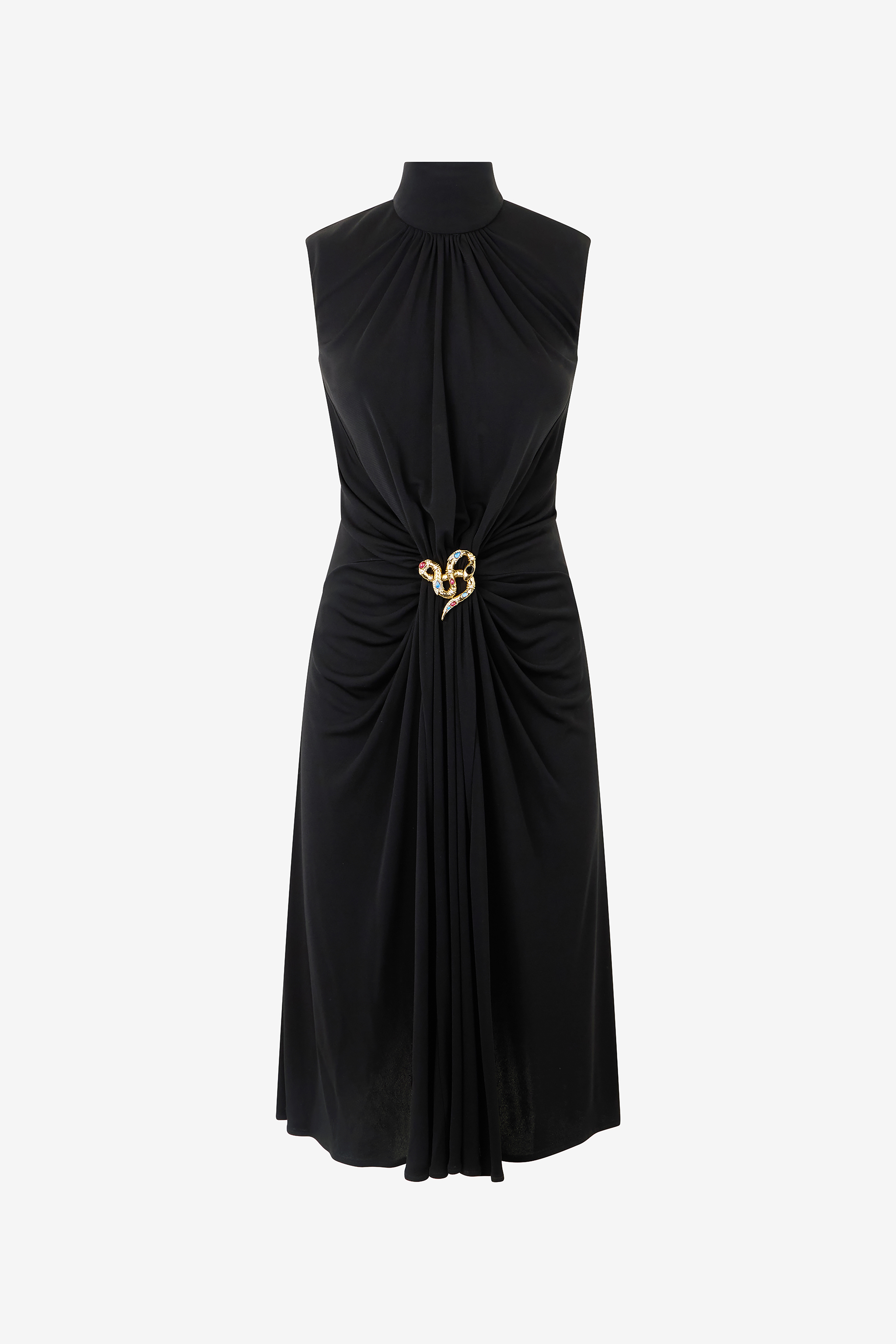 Draped Midi Dress