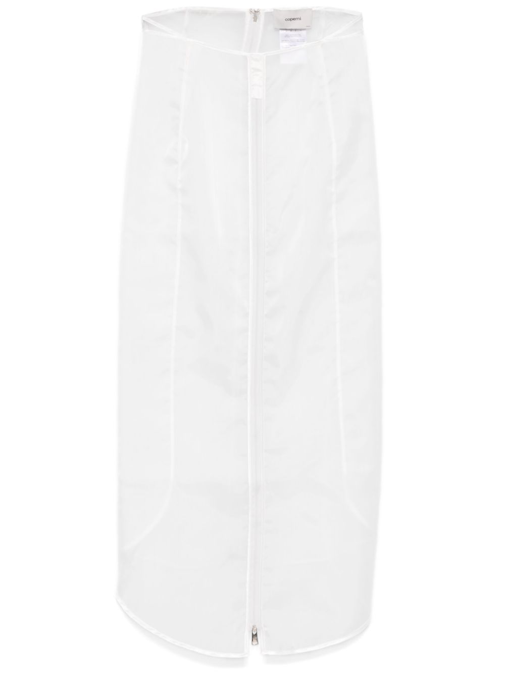 Organza maxi skirt - White