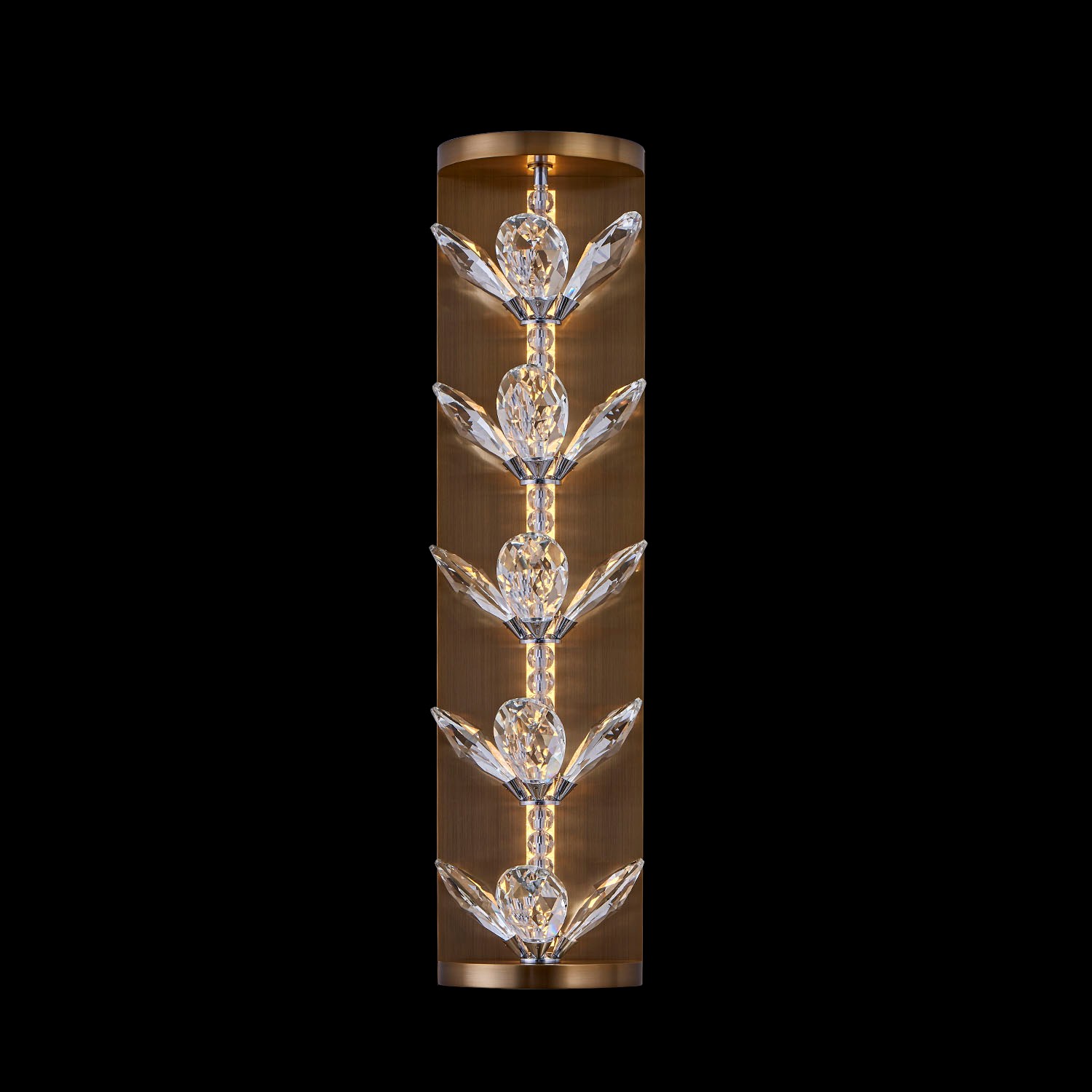 Winter Brass LED Wall Sconce from the Petalo Collection
