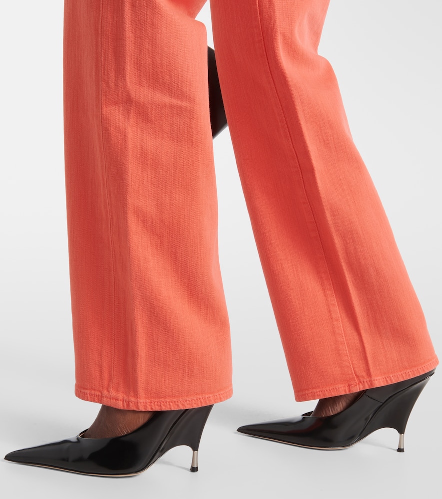 Tess high-rise straight jeans