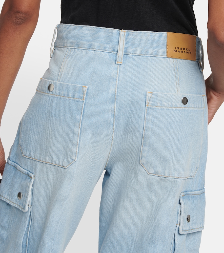 Isabel Marant Elore denim cargo pants