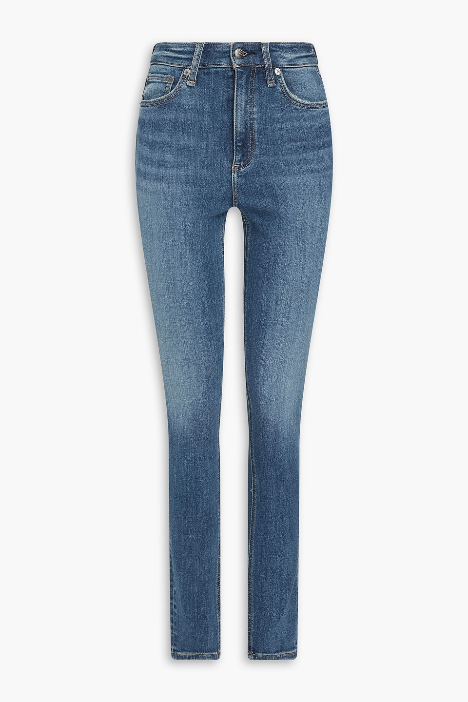 Nina high-rise skinny jeans - Blue - 23