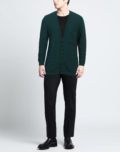 Man Cardigan Deep jade