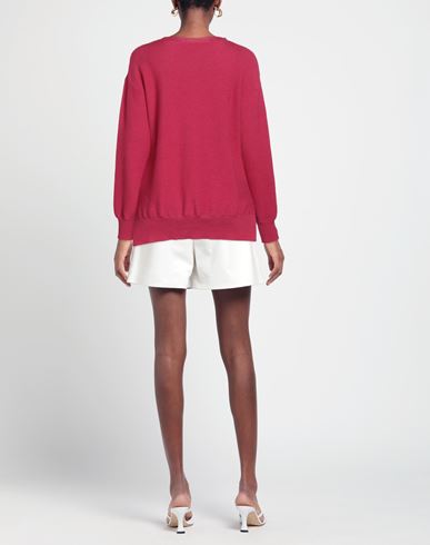 N. o.w. Andrea Rosati Cashmere Woman Sweater Fuchsia Size M Cashmere
