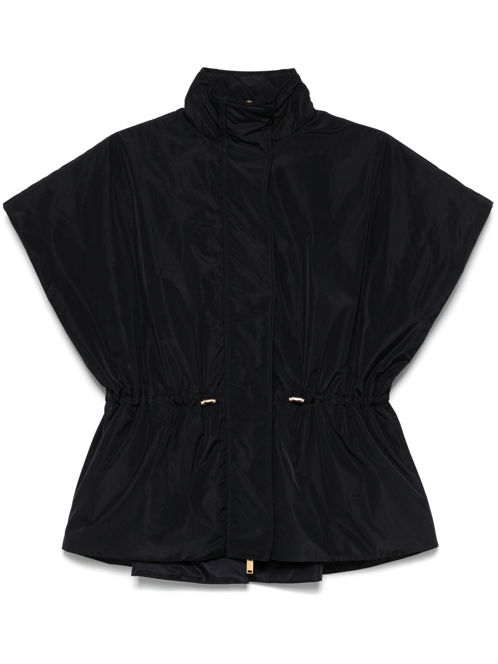 High-neck gilet - Blue