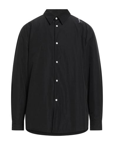 Man Jacket Black Size 38 Polyester, Polyamide, Cotton