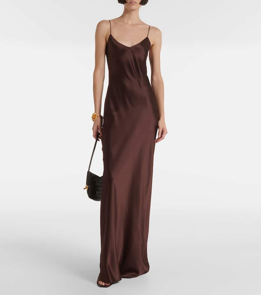 Nili Lotan Cami silk slip dress