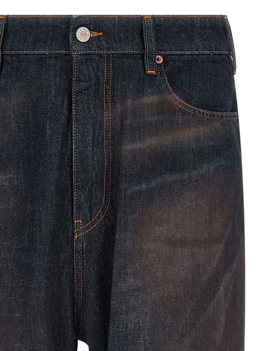Maison Margiela - regular fit straight leg denim trouser