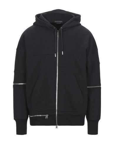 Man Sweatshirt Black Size L Cotton, Elastane, Polyamide