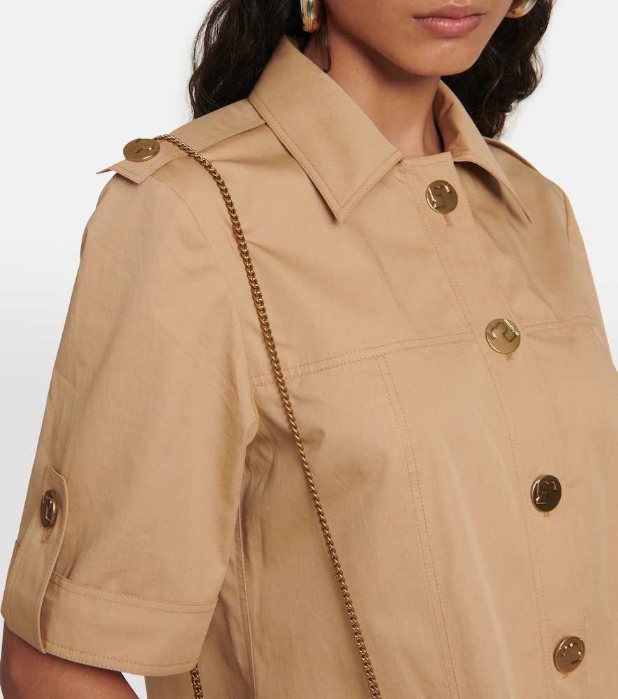 Cotton shirt dress
