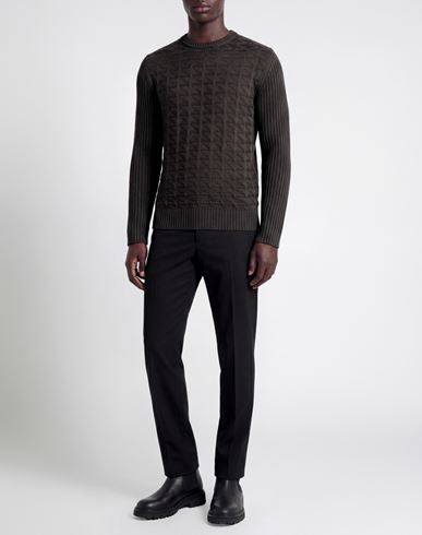 Man Sweater Lead Size L Merino Wool, Acrylic