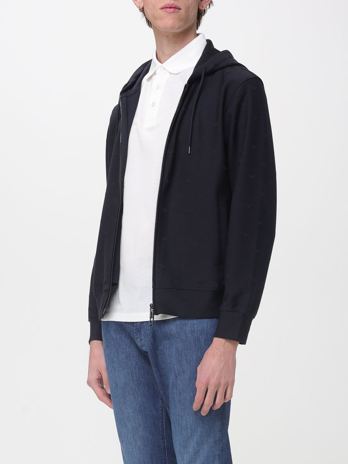 Sweatshirt Men color Black