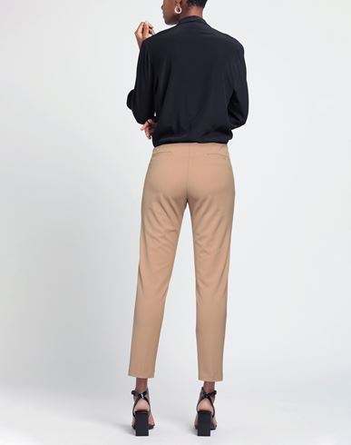 Seventy Venezia Woman Pants Sand Size 12 Polyester, Virgin Wool, Elastane
