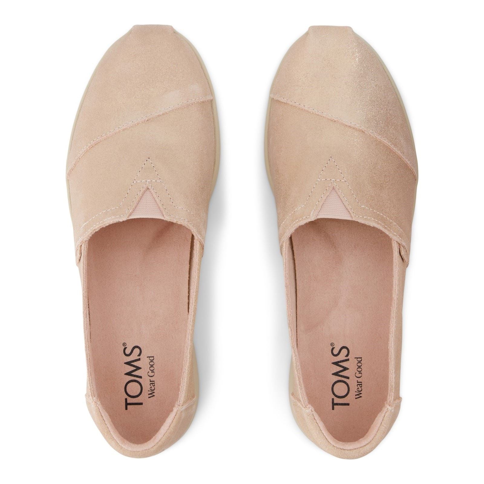 Toms Alpargata Plus Leather Women's Pale Rose Espadrille