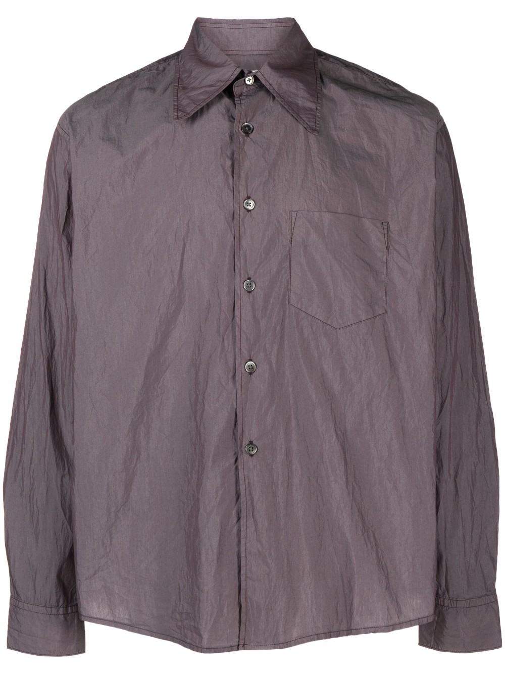 Coco 70s long-sleeved shirt - Purple