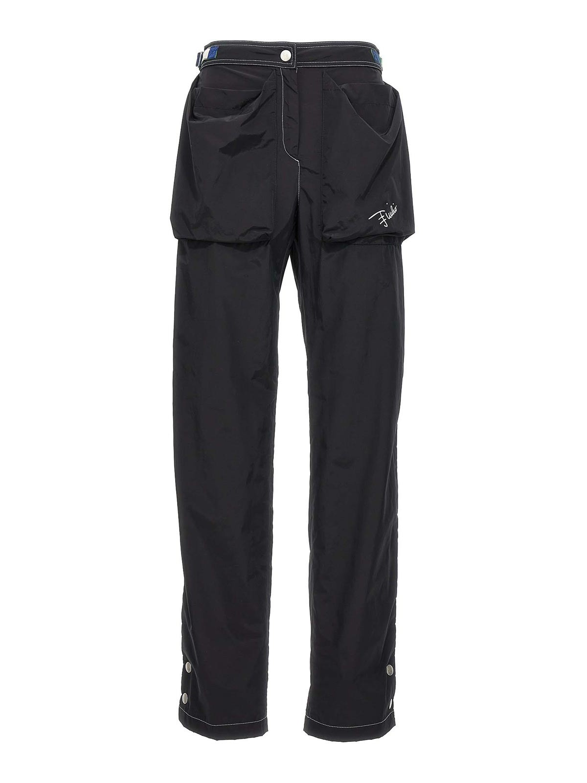Logo nylon pants