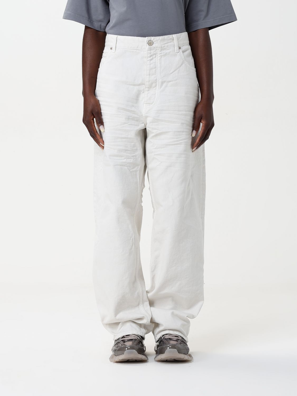 Jeans Woman color White