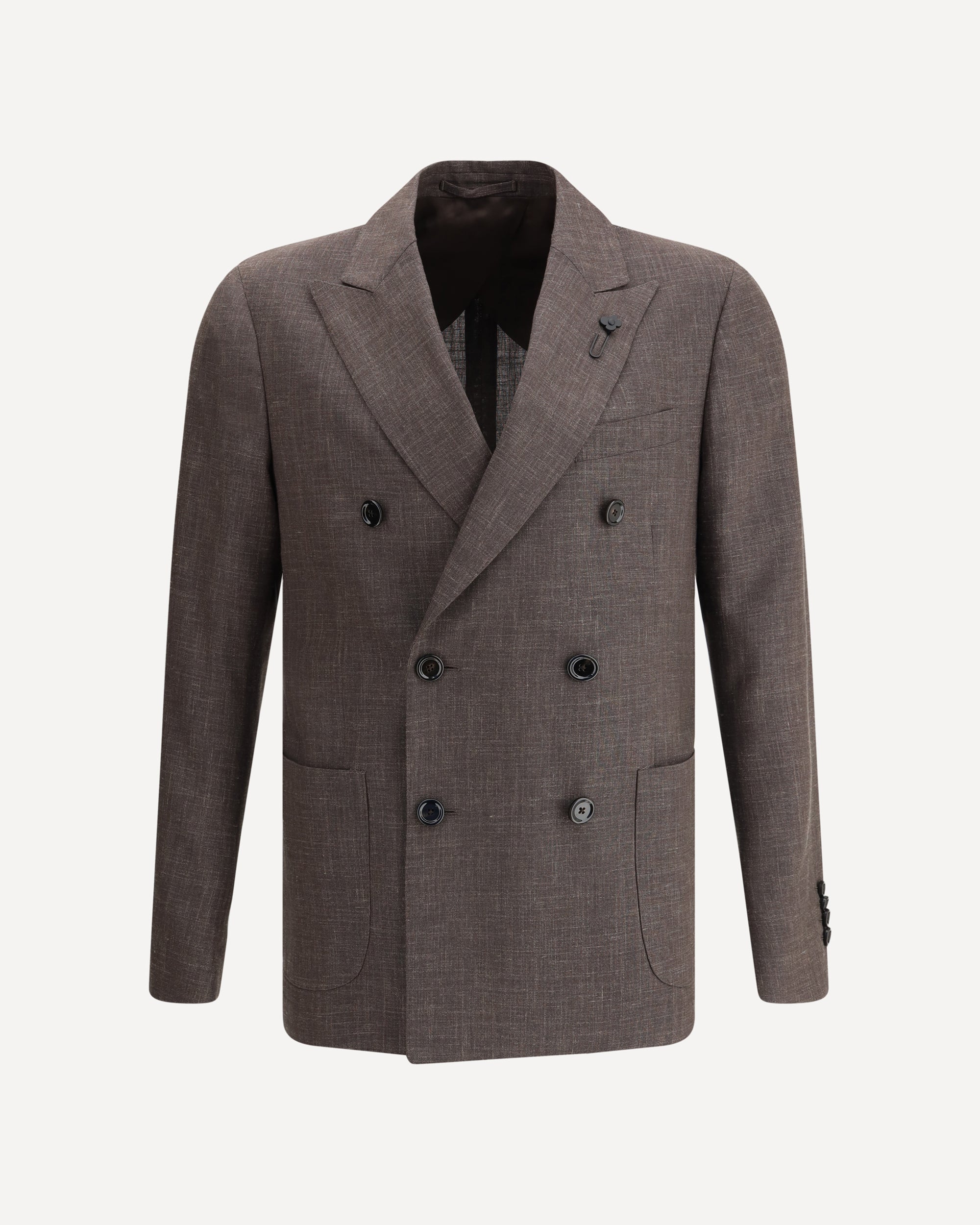 LARDINI Blazer jacket with iconic pin Male 50