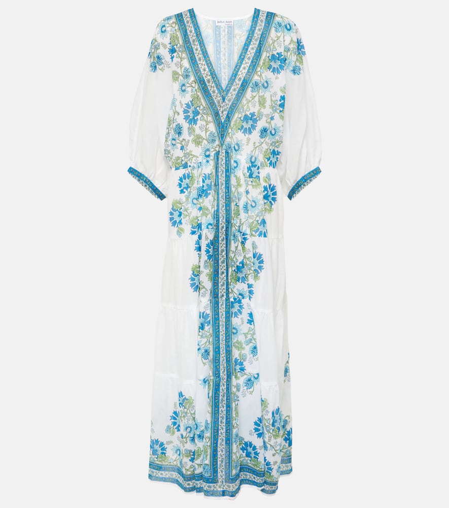 Juliet Dunn Floral cotton maxi dress