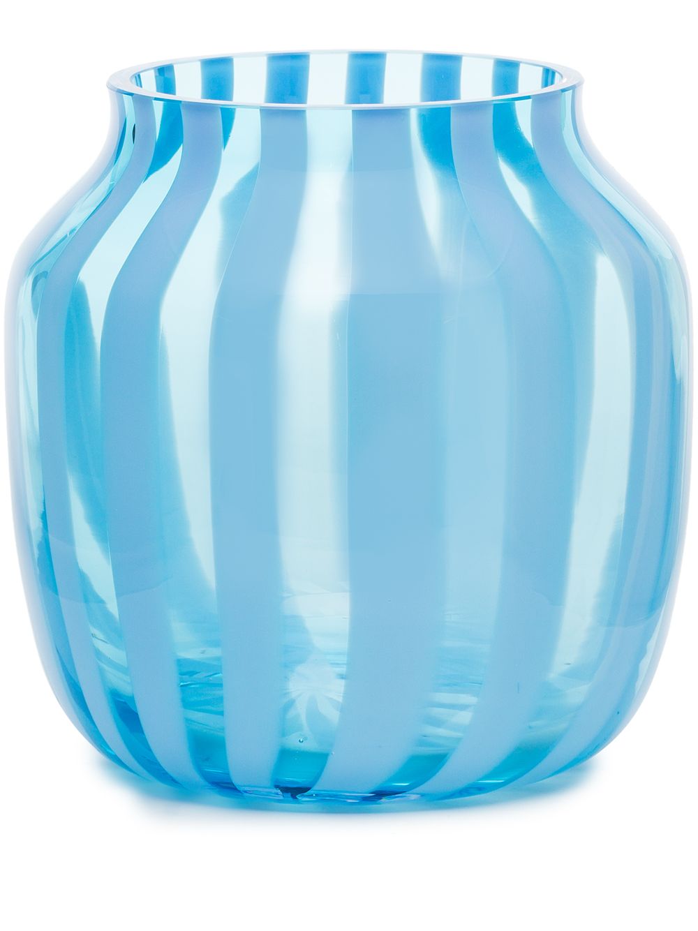 Juice striped vase - Blue