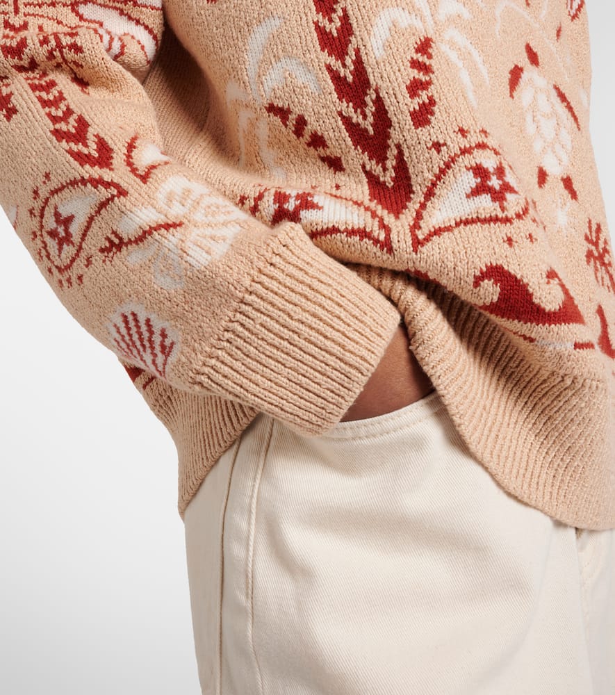 Echoes Of The Island wool and cotton sweater