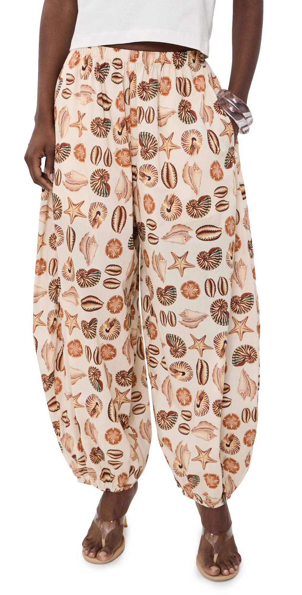 Marine Shells Sand Balloon Pants Marine Shells Sand