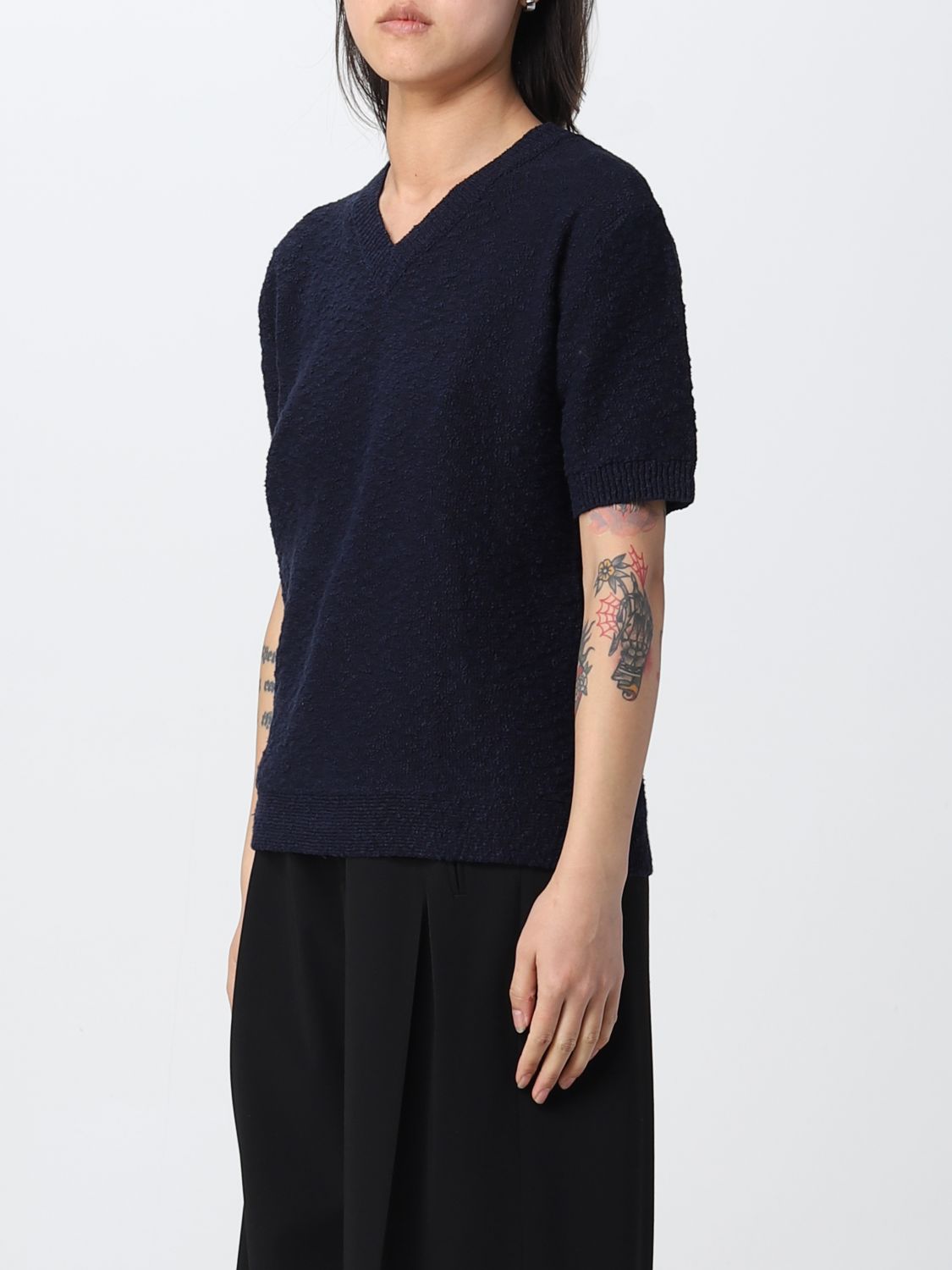 Sweatshirt Woman color Blue