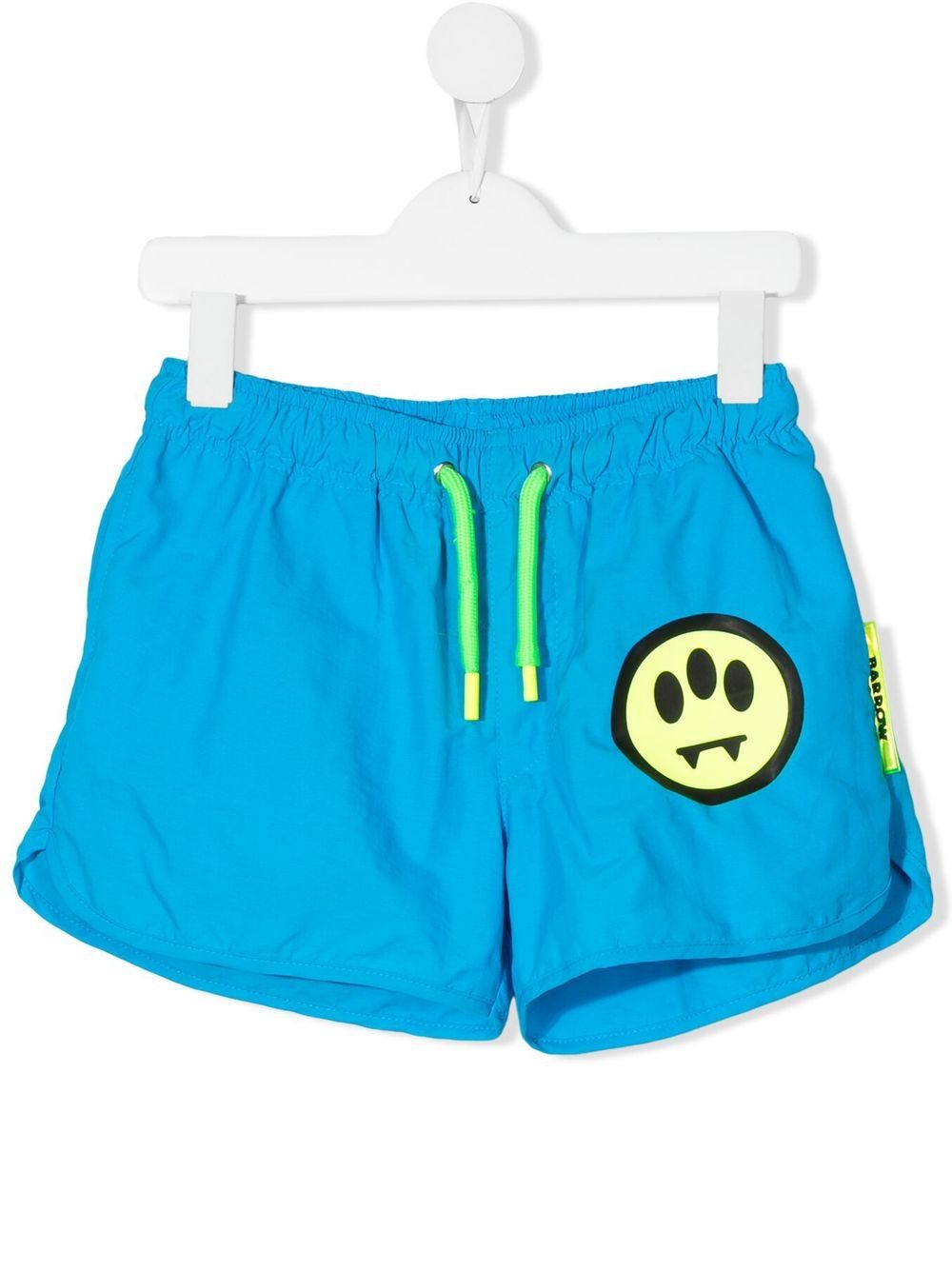 Graphic-print swim shorts - Blue