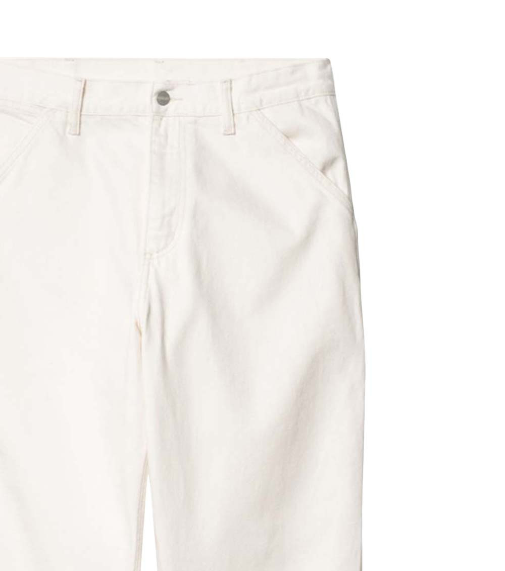 Logo-patch cotton straight-leg trousers - Neutrals
