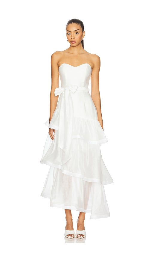 ELLIATT MAXIKLEID KALANI in Ivory. Größe XS. Also in