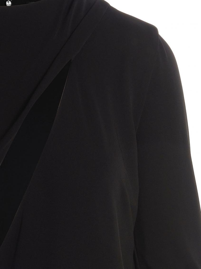 Cut-out Long Sleeved Mini Dress