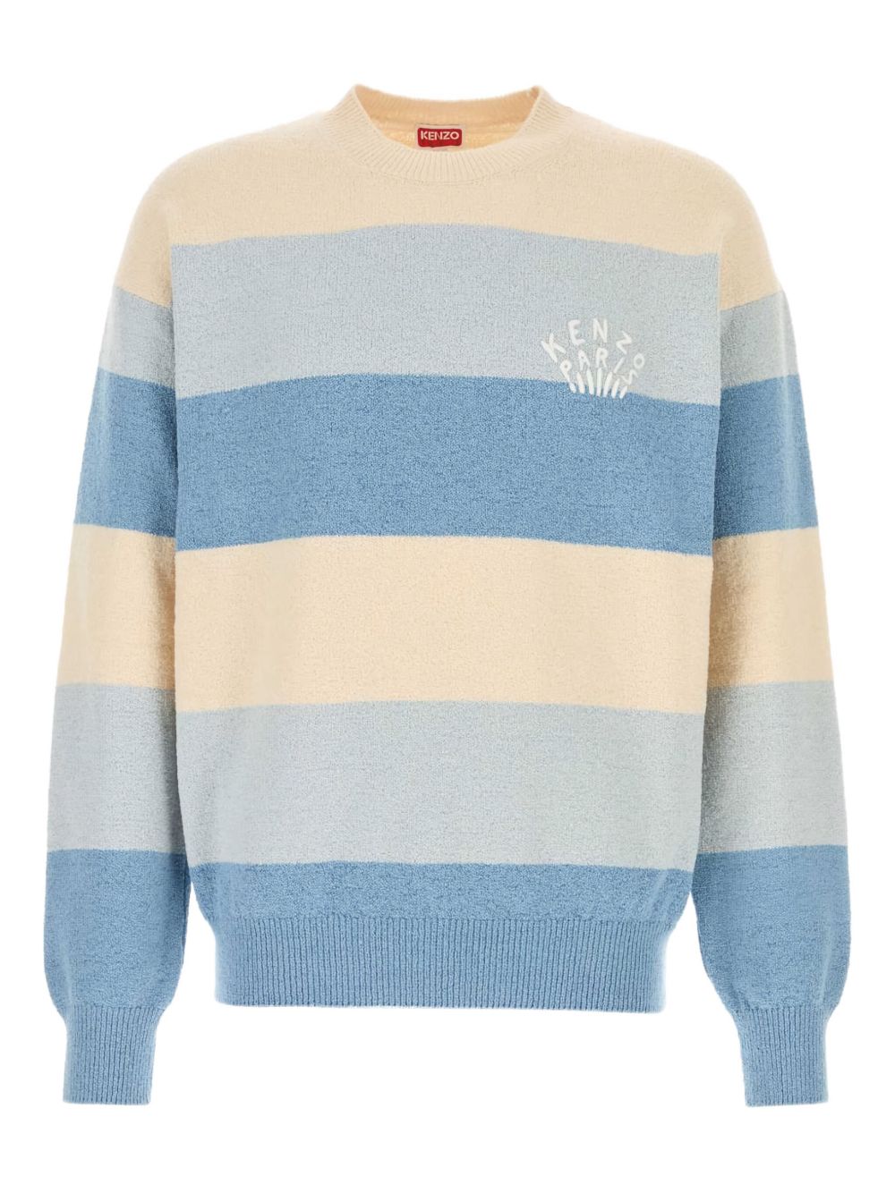 Kenzo logo-embroidered jumper - Blue