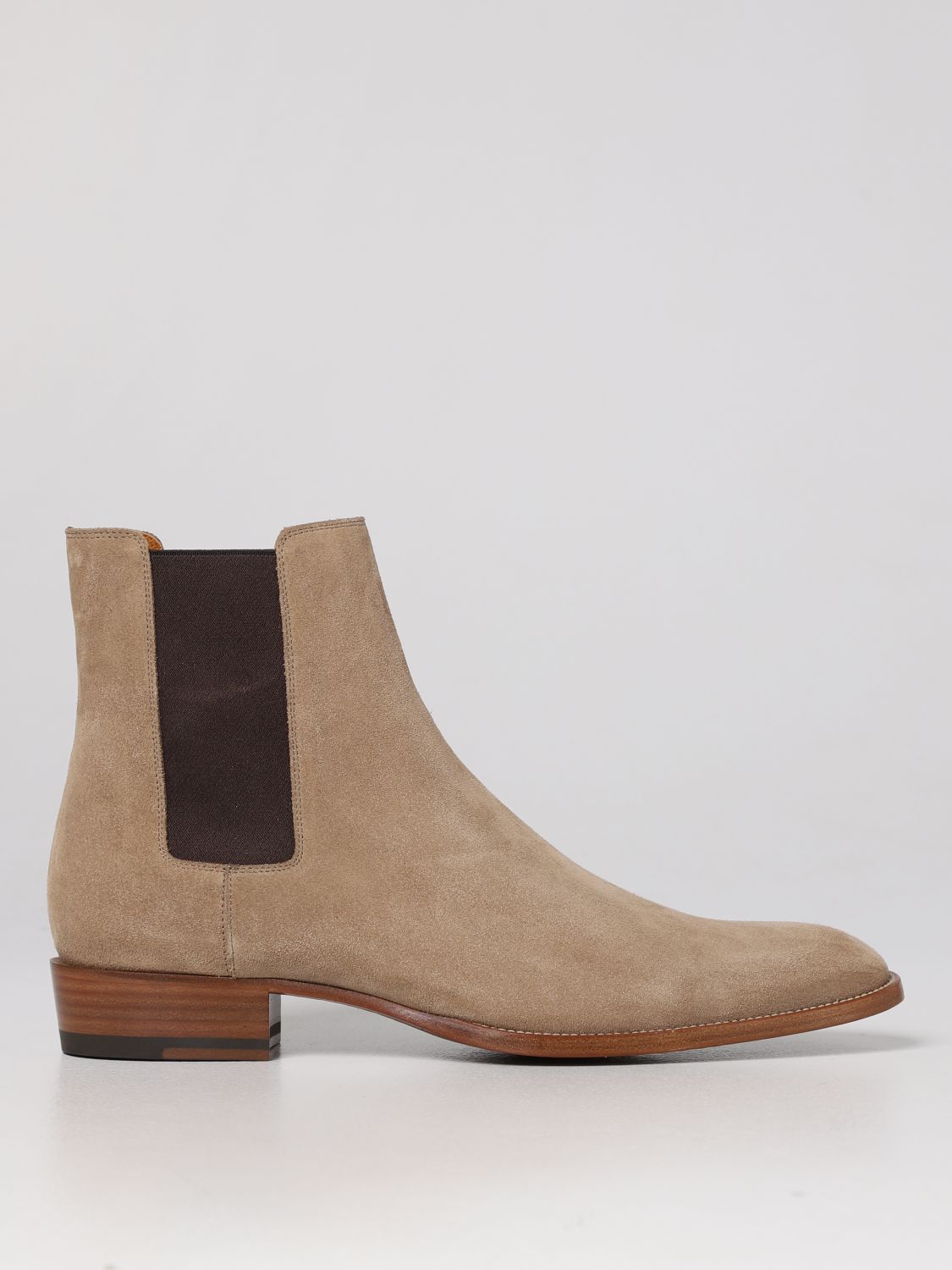 Boots Men color Beige