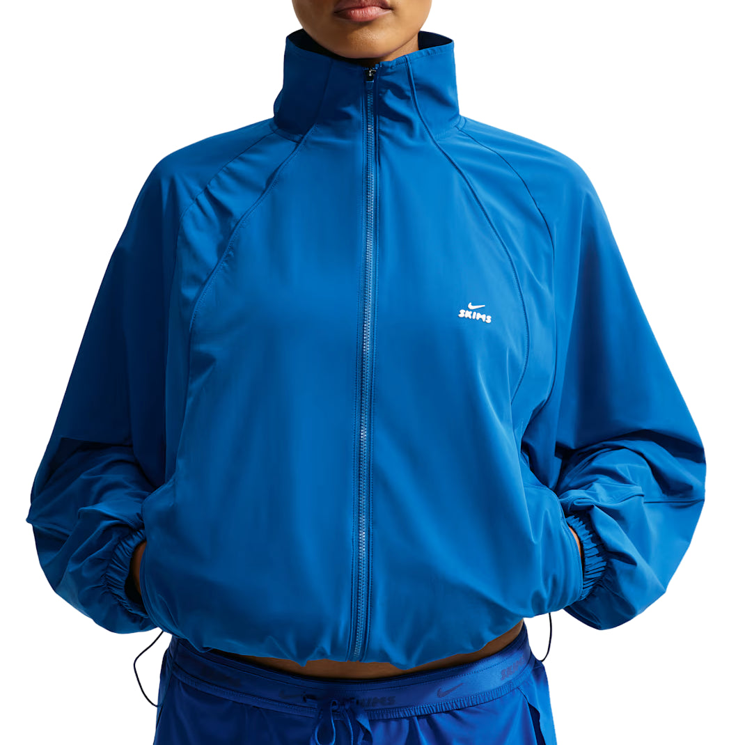 (WMNS) x SKIMS Stretch Nylon Oversized Jacket 'Cobalt'