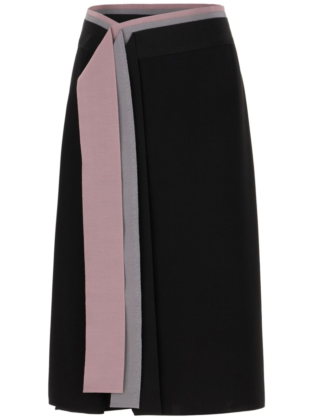 Silk skirt - Black