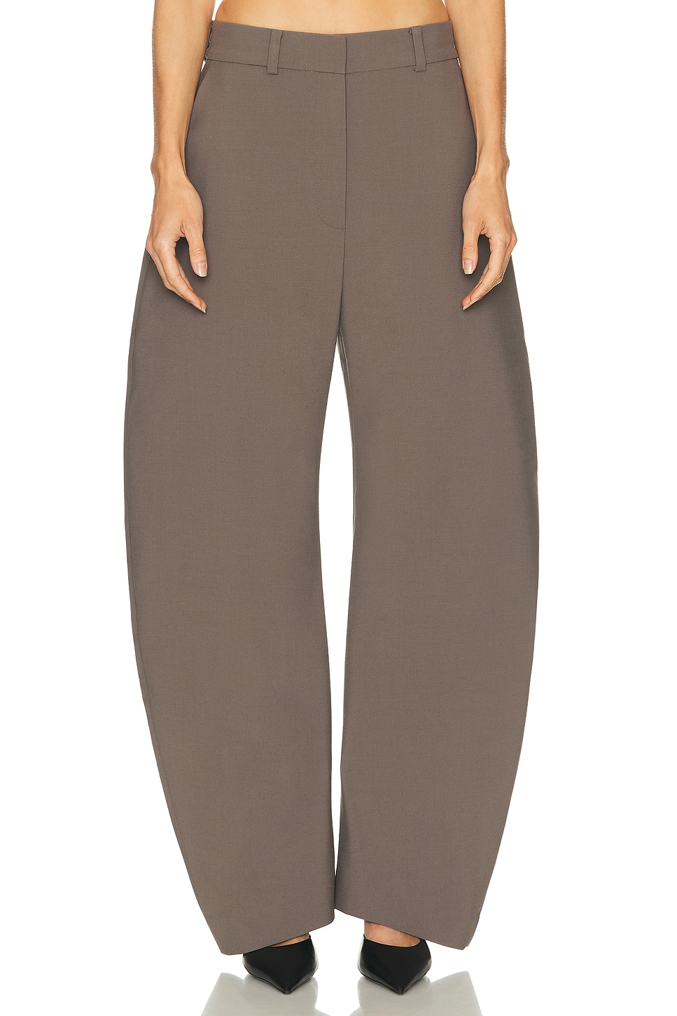 EAVES Keki Tailored Trouser in Dark Grey - Grey. XS also in XXS, S, M