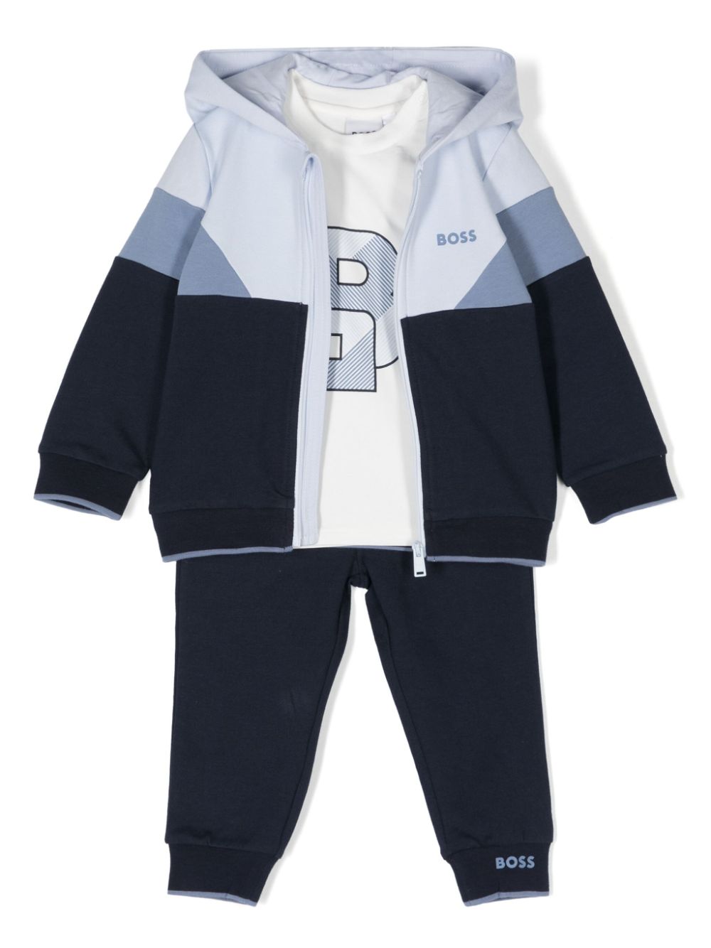 Logo-print tracksuit - Blue