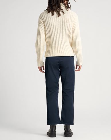 Man Pants Blue Size L Cotton, Elastane