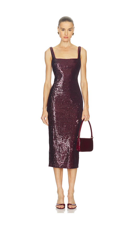 Camila Coelho Veda Midi Dress in Tan. - S also in