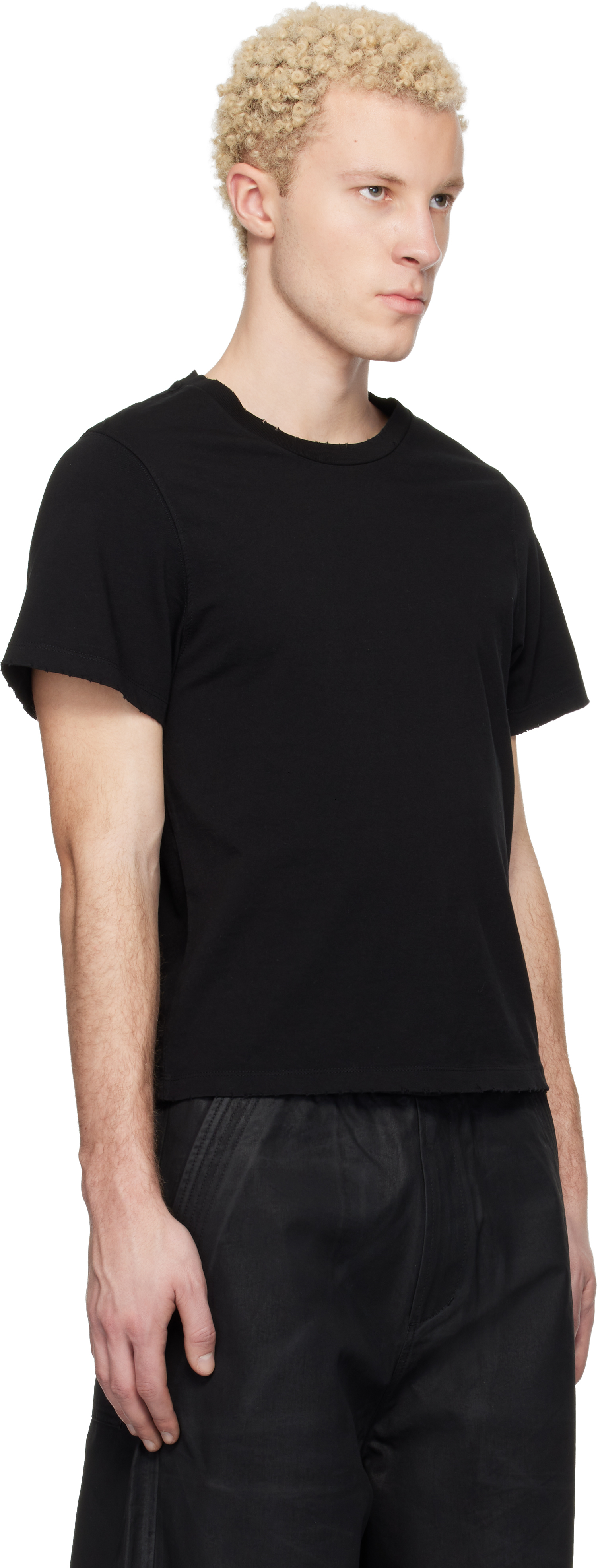 Black Cropped T-shirt