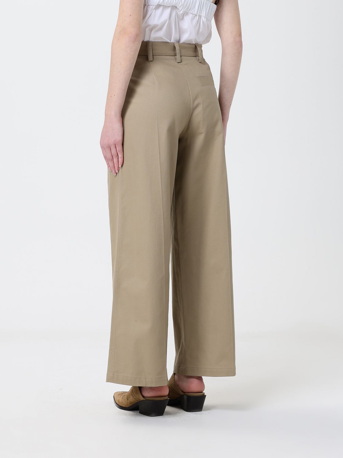 Pants Woman color Sand