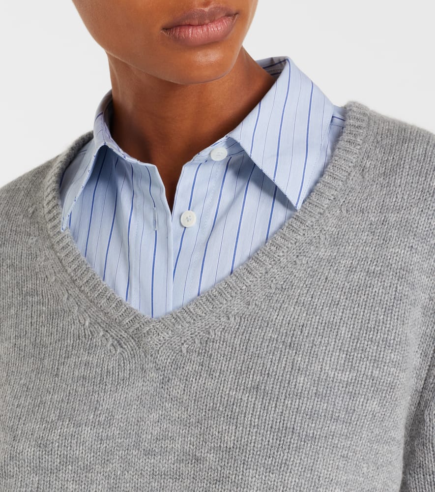 Wool and cashmere sweater